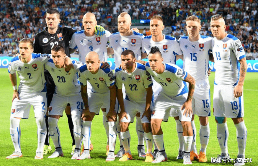 斯洛伐克足球世界排名第47位，积分62600分!