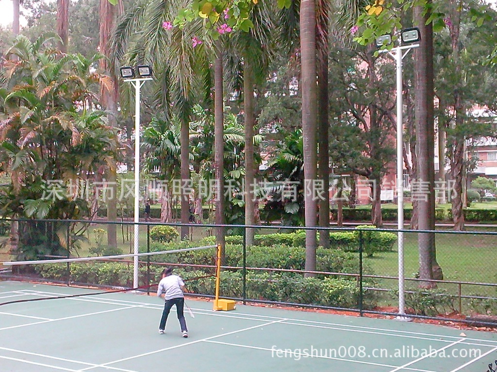 室外网球场灯具布置及布置方案网球场照明灯布置方法介绍