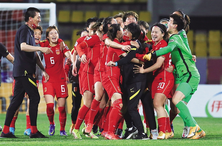 中国女足6-5淘汰日本女足时隔14年重返亚洲杯决赛