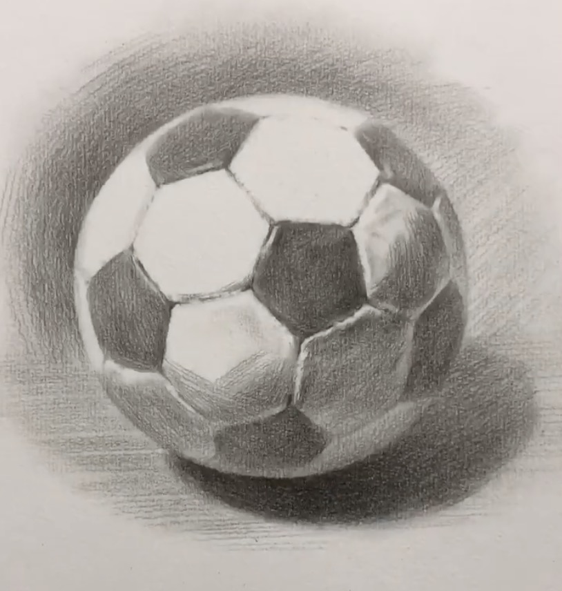 最最简单的足球画怎么画简单？漫画画法教程，快来看看吧！