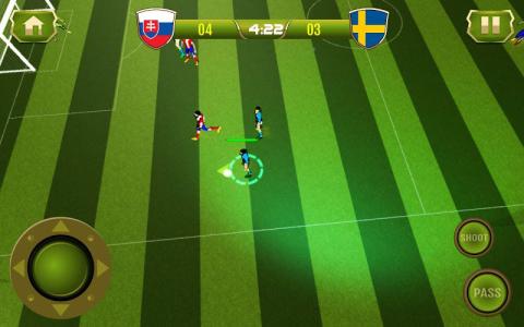 中文版JAVA手机上移植而来，开启手机足球游戏新纪元!