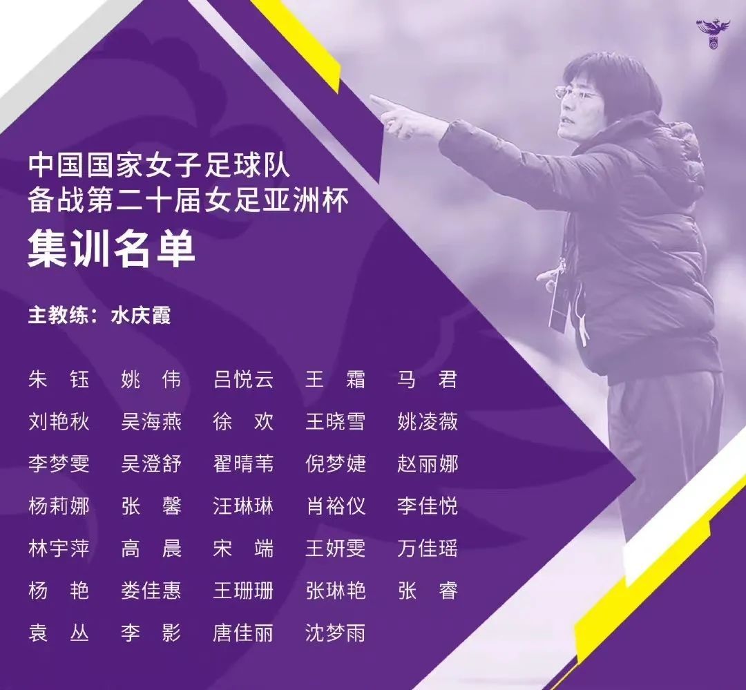 中国女足37人集训名单出炉王霜缺席东亚杯夺冠