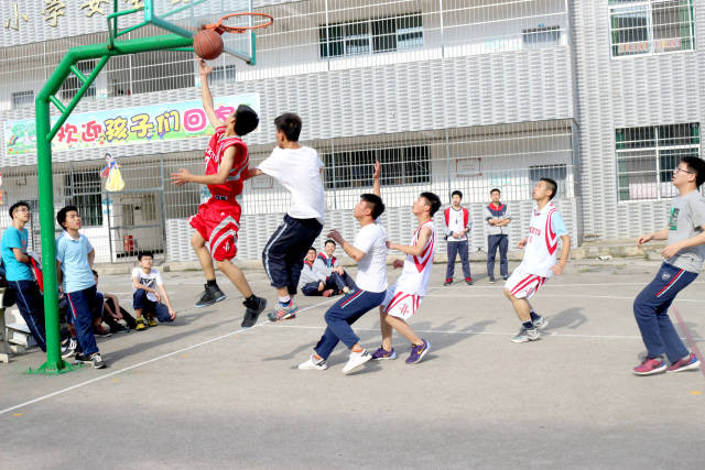 【衡实快讯】赤眉一初中举行九年级学生五人制篮球赛