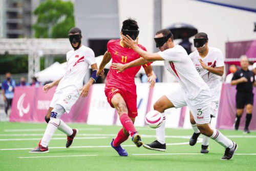 亚洲盲人足球锦标赛决赛当中1-0击败伊朗获冠军