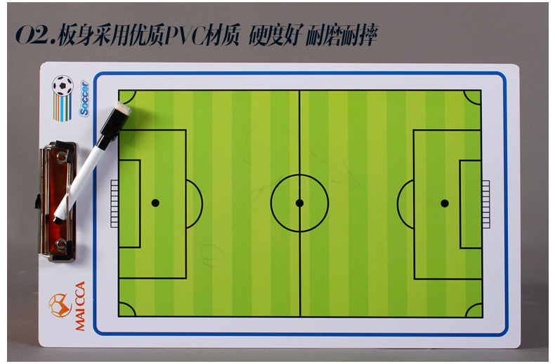足球战术板应用4+3阵型：433阵型的使用