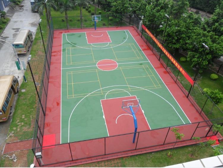 露天篮球-温州体育场地建设多少钱一平米-强锐体育
