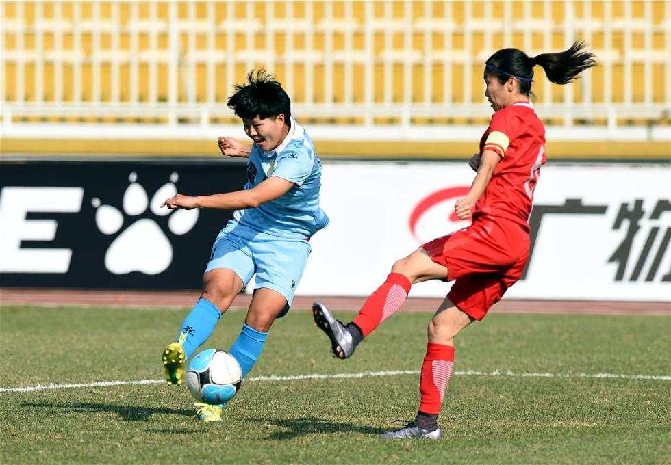 2017年亚足联U19女足锦标赛半决赛一场比赛南京江宁体育中心
