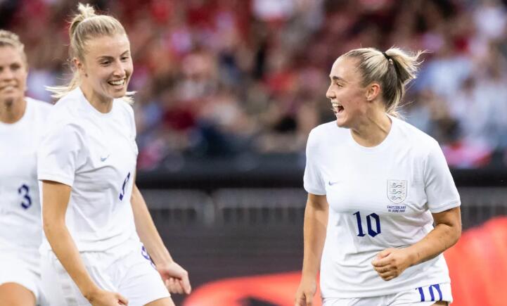 瑞士0-4英格兰：作为母狮的球员评分赢得了 2022 年欧洲杯前的最后一场友谊赛