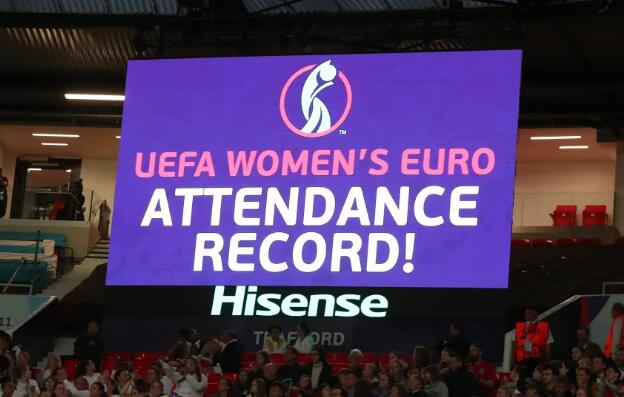 英格兰战胜奥地利打破女子欧洲杯出勤记录