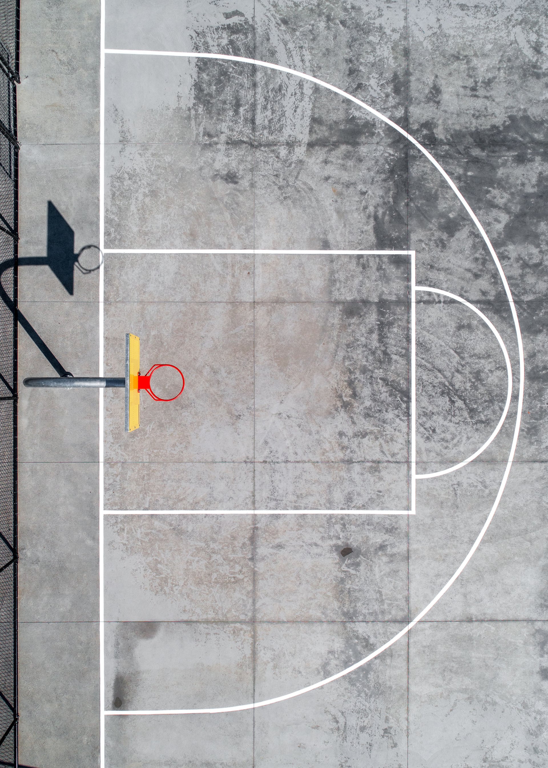美国NBA篮球比赛地标准尺寸及半圆界线界线（一）