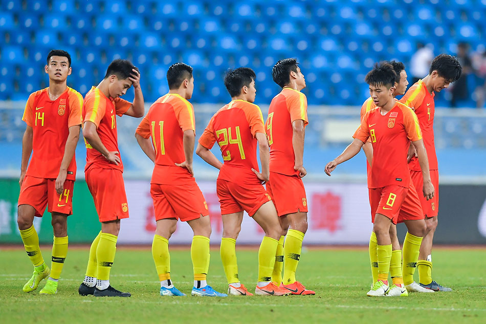 中国国奥0:2不敌越南国奥这已经是中国国字号